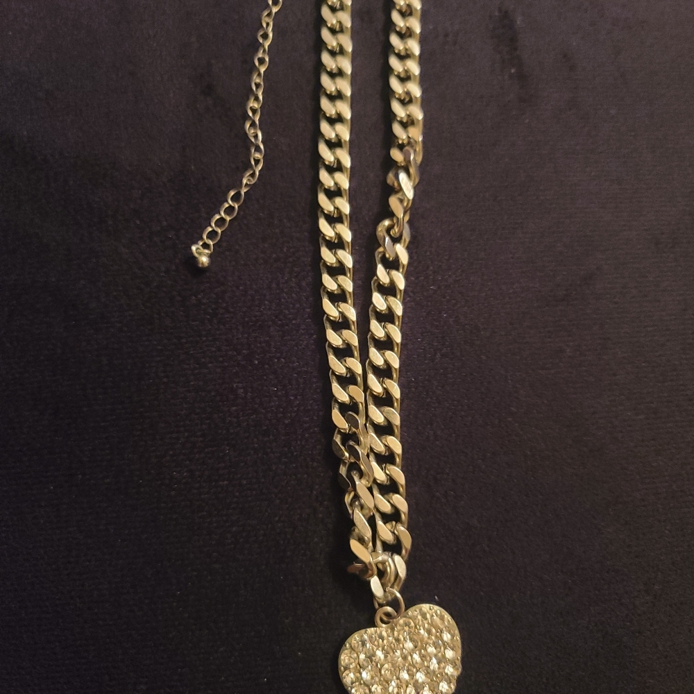 Silver choker necklace